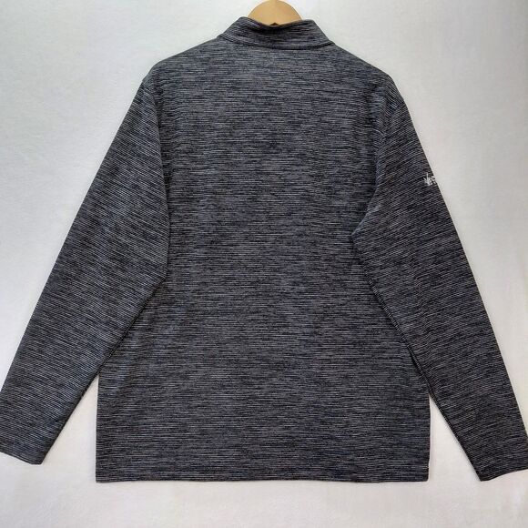 Nike Men Dri-FIT Victory Gray Heather Stripe 1/2 Zip Golf Pullover SZ XL CU9830 - Picture 7 of 12